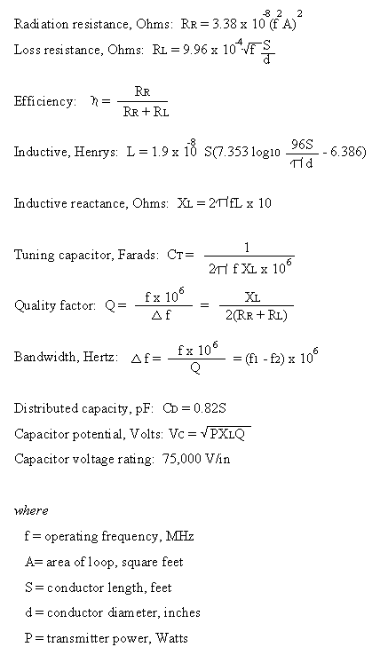 Small Loop Equations (Copper Loop)