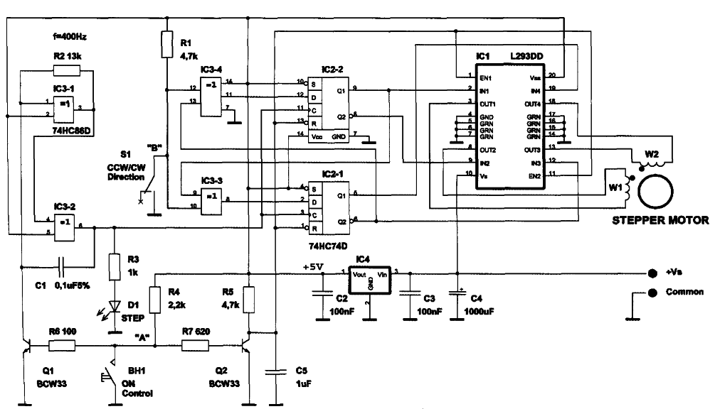 Курсовая работа: Управление шаговым двигателем микропроцессорной системой