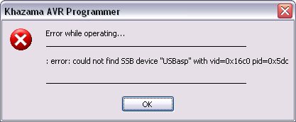 khazama-err-not-find-USBasp.PNG