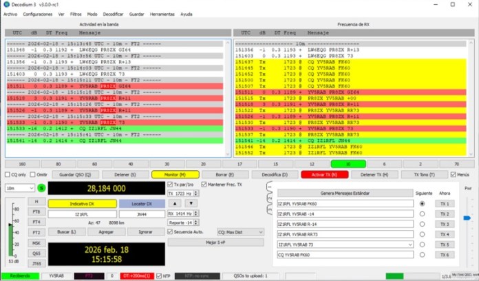�������� Decodiun 3, ������������ �������� FT2.